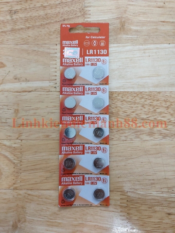 Pin Maxell Lr1130 1.5V Mới, Chính Hãng 100%.