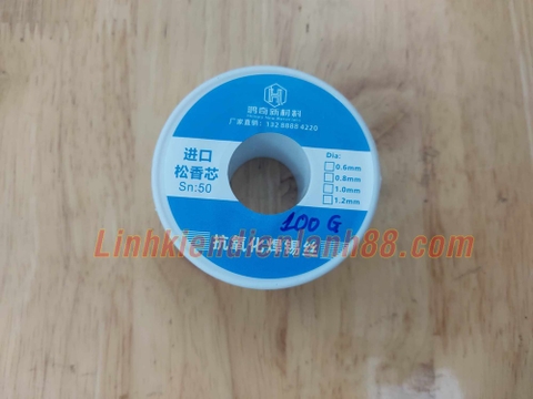 Thiếc Hàn SN50 0.8mm 100g mới 100%. Chì hàn SN50.