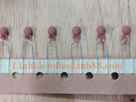 Tụ gốm 101 Đóng Dây Loại Xịn 50v.