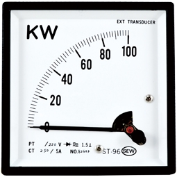 Đồng hồ đo công suất gắn tủ AC/3 pha SEW ST-72 KW (1.5%, 3P3W)