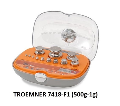 500g-1g BỘ QUẢ CÂN CHUẨN F1 TROEMNER 7418-F1