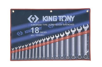 Bộ vòng miệng 18 chi tiết Kingtony 1218MR01 6 - 24mm