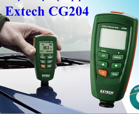 Máy đo độ dày lớp phủ Extech CG204 (Từ tính, không từ tính) 