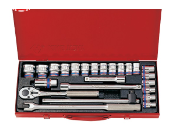 1/2″ Bộ Tuýp 24 Chi Tiết Hệ Inch Kingtony 4526SR01