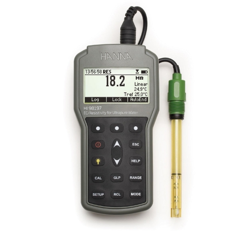 Máy đo pH/EC/TDS/Nhiệt độ Thang Cao CAL Check HANNA HI9813-6 (Ngừng sản xuất)
