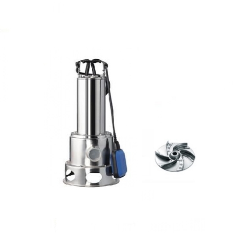 Bơm chìm nước thải Inox, cánh bằng Inox đúc FIRMLY DW150T