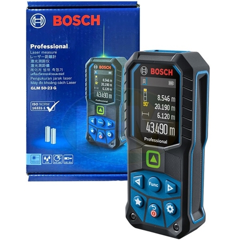 Máy đo khoảng cách Laser tia Xanh Bosch GLM 50-23 G