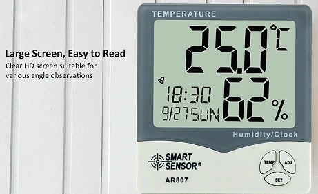 Nhiệt ẩm kế Smartsensor AR807 (-20~70℃, 10~95% RH)