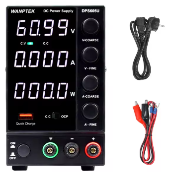 Máy cấp nguồn WANPTEK DPS3010U 30V 10A Tiêu chuẩn LED 4 số