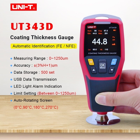 Máy đo độ dày lớp phủ UNI-T UT343D