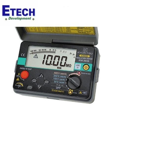 Đồng hồ đo điện trở cách điện, (Mêgôm mét), KYORITSU 3022A (500V/2GΩ)