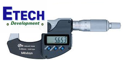 Panme đo ngoài điện tử chống nước Mitutoyo 293-230-30 (0-25mm/0.001mm)