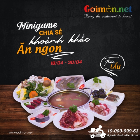 Chào mừng đại lễ 30/4 - Ăn ngon cùng Goimon.net