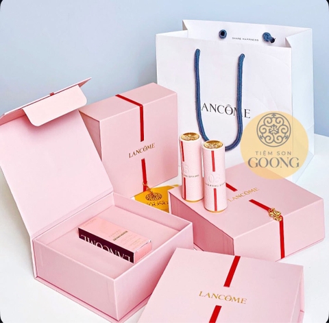 Son môi LANCOME limited (vỏ hồng số 2025 - set kèm hộp hồng)