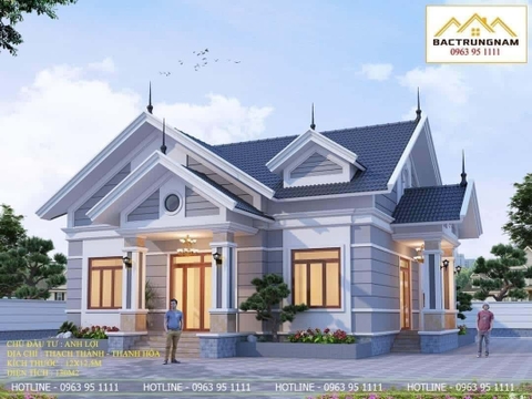 nhà cấp 4 mái Thái