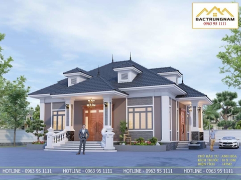 Nhà cấp 4 mái Thái lộng lẫy nhất Việt Nam