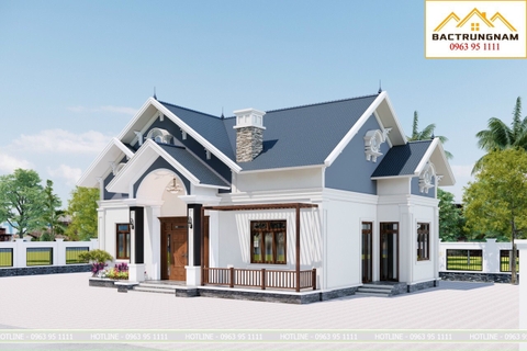 Nhà cấp 4 mái Thái đẹp nhất tại Thái Nguyên