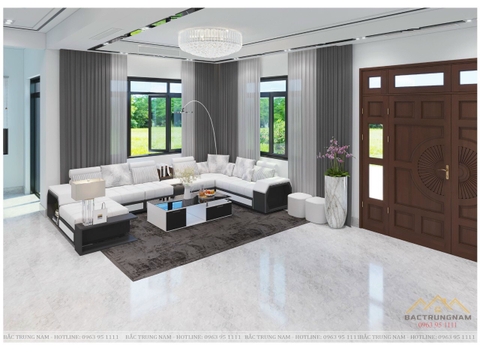 Thiết kế phòng khách phong cách hiện đại