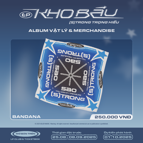 Khăn bandana SAO & (S)TRONG (KHO BÁU ver.)