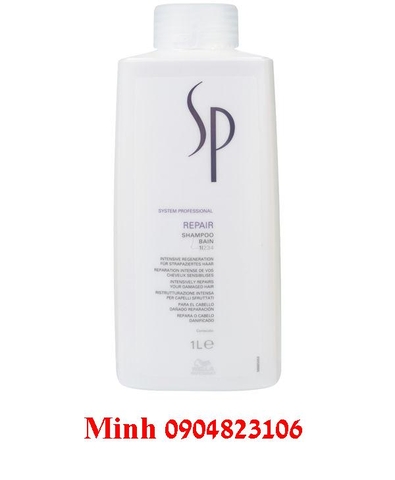 Dầu gội chữa trị tóc khô xơ hư tổn Sp Wella Repair 1000ml