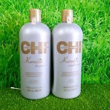 Bộ dầu gội xả CHI Keratin Reconstructing Mỹ 946ml