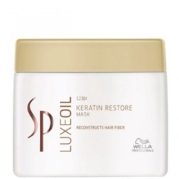 Hấp dầu phục hồi tóc hư Sp Wella  LUXE OIL KERATIN RESTORE MASK 400ML