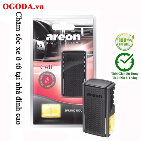 Nước hoa kẹp cửa gió ô tô - Areon Sport Lux Hương Hoa Anh Đào (Dịu Nhẹ & Tươi Mát)