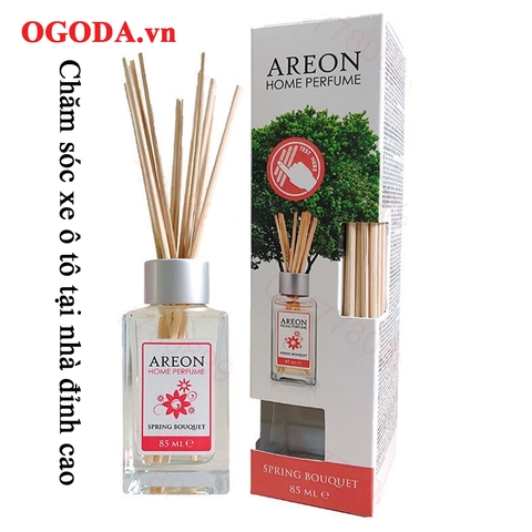 Nước hoa để phòng thơm phòng Areon Home Spring Bouquet - hương Hoa Anh Đào - Nhập khẩu Bulgaria (Dịu Nhẹ - Tươi Mới)