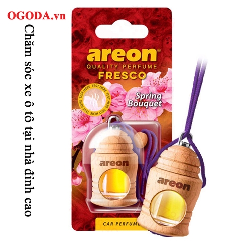 Tinh dầu treo ô tô Areon Spring Bouquet - hương Hoa Anh Đào (Dịu Nhẹ - Đằm Thắm)