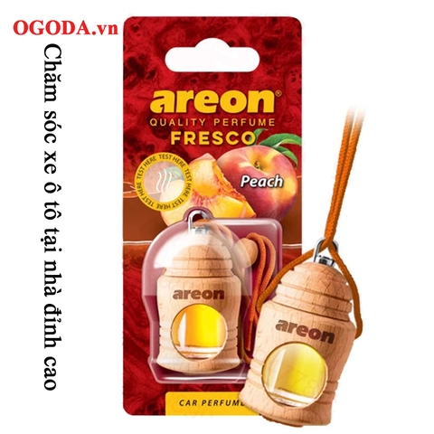 Tinh dầu treo ô tô Areon Presco Peach hương Đào (Dịu Nhẹ - Ngọt Ngào)