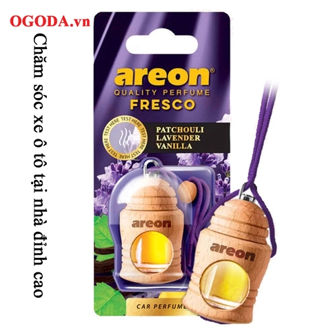Tinh dầu treo ô tô Areon Presco Patchouli - Lavender - Vanilla (Dịu Nhẹ - Bùi)