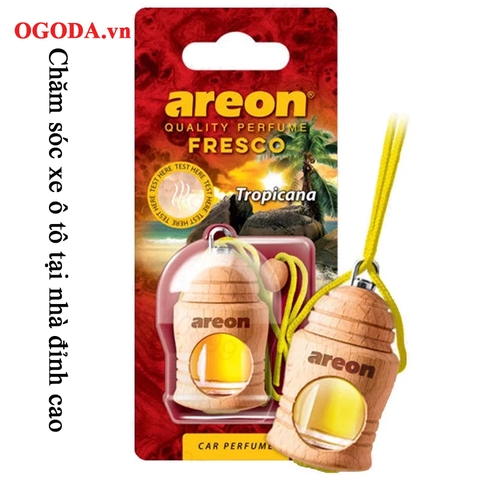 Tinh dầu treo ô tô Areon Presco Tropicana - hương Hoa Quả Nhiệt Đới (Dịu Nhẹ - Tươi Mới)