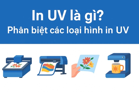 Công nghệ in UV và phân biệt các hình thức in UV