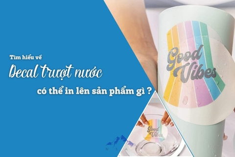 Decal trượt nước có thể in lên sản phẩm gì?