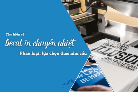 Các loại decal in chuyển nhiệt lên áo phổ biến hiện nay