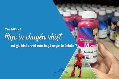 Mực in chuyển nhiệt là gì? So sánh mực in chuyển nhiệt với các loại mực in khác