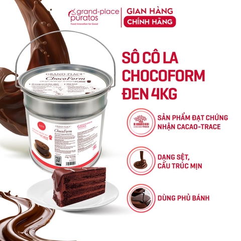 Sô cô la ChocoForm Đen - GPD-080.4kg
