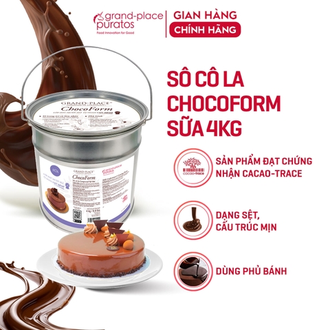 Sô cô la ChocoForm Sữa - GPM-081.4kg
