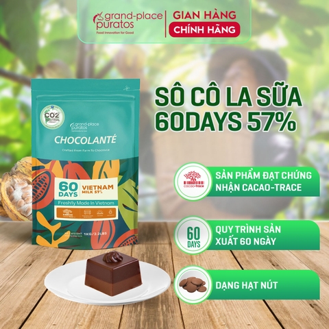 Socola Nguyên Chất Sữa CT Chocolante 60 Day 57% _1kg_4023011