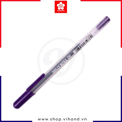 Bút bi Gel Sakura Classic 06 Fine 0.3mm 37326 - Tím (Purple)