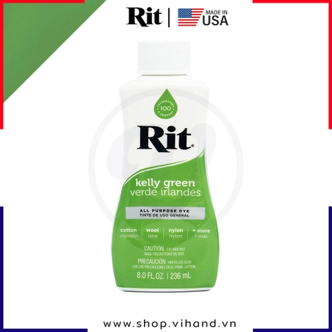 Thuốc nhuộm quần áo Rit All-Purpose Liquid Dye 236ml (Dạng lỏng) - Kelly Green