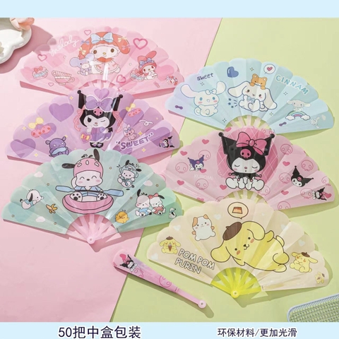 Set 10 Quạt Xòe Cầm Tay RC0327