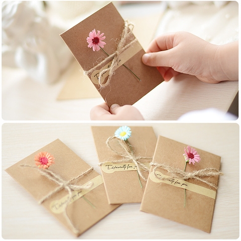 Set 10 Thiệp Hoa Kẽm ( MINI)  RC0659