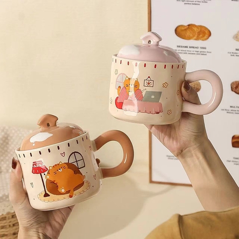 Cốc Mèo Cam RC2500