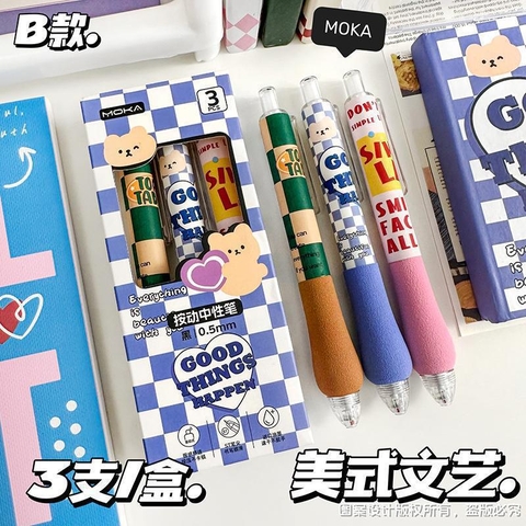 Hộp 3 Bút Mực Đen RC04807