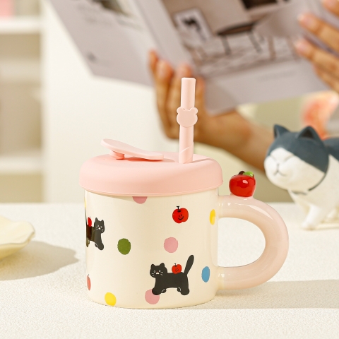 Cốc Mèo Ống Hút RC2497