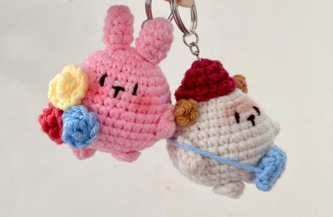 Móc Khoá Len Đan ND0226