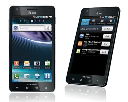 Infuse 4G - điện thoại siêu mỏng với màn hình cỡ lớn