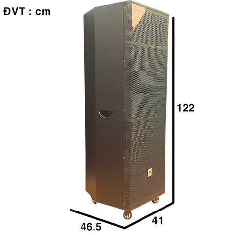 Loa kéo di động 2 bass Ruby R-15AX2