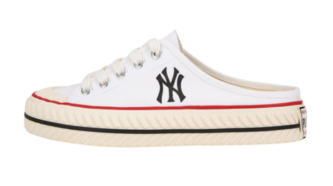 Giày Sneaker Thời Trang Nam Nữ Mlb Playball Origin Mule New York Yankees ''White'' 32shs1011-50w - Hàng Chính Hãng